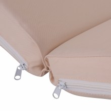 64086 ΜΑΞΙΛΑΡΙ ΞΑΠΛΩΣΤΡΑΣ POLYESTER CHIOS ΜΠΕΖ HM11234.01P 192x58x6 εκ.