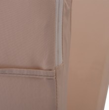 64086 ΜΑΞΙΛΑΡΙ ΞΑΠΛΩΣΤΡΑΣ POLYESTER CHIOS ΜΠΕΖ HM11234.01P 192x58x6 εκ.