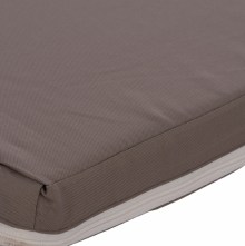 64087 ΜΑΞΙΛΑΡΙ ΞΑΠΛΩΣΤΡΑΣ POLYESTER CHIOS ΓΚΡΙ HM11234.10P 192x58x6 εκ.