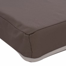 64089 ΜΑΞΙΛΑΡΙ ΞΑΠΛΩΣΤΡΑΣ POLYESTER SIFNOS ΓΚΡΙ HM11235.10P 190x70x11 εκ.