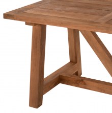 70630 ΤΡΑΠΕΖΙ ΤΡΑΠΕΖΑΡΙΑΣ HM7922 PLUTON RECYCLED TEAK ΣΕ ΦΥΣΙΚΟ ΧΡΩΜΑ 200X100X75Yεκ.