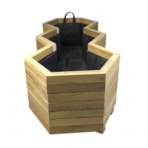 tesias-0137-0137-03 ΖΑΡΝΤΙΝΙΕΡΑ ΤΡΙΠΛΗ ΕΞΑΓΩΝΗ 125X52-TESIAS WOODEN PRODUCTS