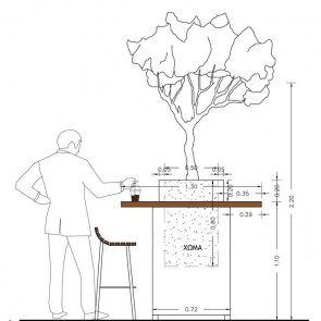 tesias-0162-768-01 ΖΑΡΝΤΙΝΙΕΡΑ ΜΕ ΠΑΣΟ-TESIAS WOODEN PRODUCTS