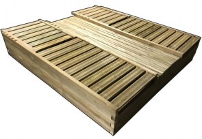 tesias-1210-1210-01 ΚΡΕΒΑΤΙ ΠΑΡΑΛΙΑΣ TWIN ΒΑΡΕΟΥ ΤΥΠΟΥ-TESIAS WOODEN PRODUCTS